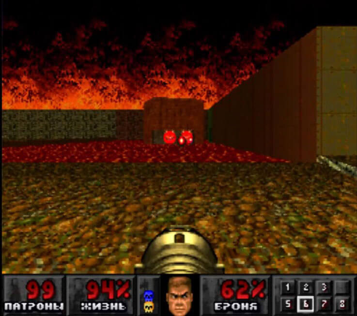 Doom - геймплей игры на PlayStation
